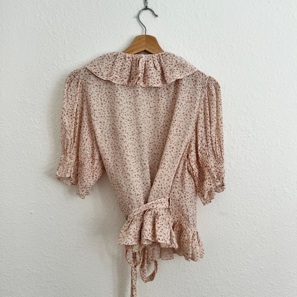 Doen Blush Floral Ruffle Top - Picture 8 of 9